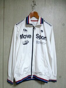 f489　デサント　DESCENTE　Move　Sport　ジャージ　白系×他　　66