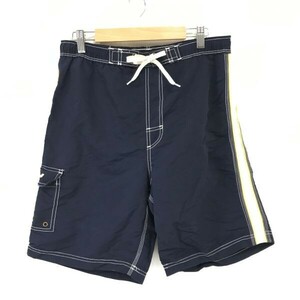 RUSTY★サーフパンツ/水着/海パン【メンズM/股下24cm/紺/navy blue】ズボン/Trouser/洗濯・クリーニング済◆BH787