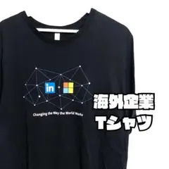 Tシャツ 半袖 海外 古着 CANVAS 企業 ブラック 黒