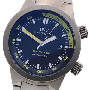 IWC IWC SCHAFFHAUSEN IW353803 アクアタイマー オートマティック2000 デイト 自動巻き メンズ 美品 _843085