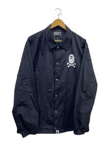 A BATHING APE◆ナイロンジャケット/XL/ナイロン/BLK/004LJH701001M/PIRATE STORE CROSSBONE