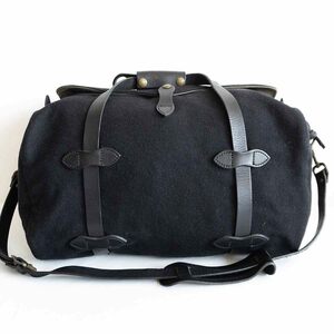 【希少】FILSON【ウール ダッフルバッグ/2way ボストンバッグ】フィルソン ブラック 2407447