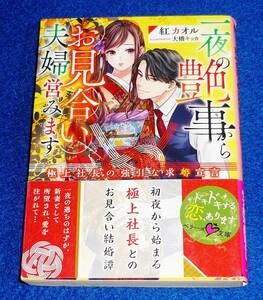  一夜の艶事からお見合い夫婦営みます~極上社長の強引な求婚宣言~ (ベリーズ文庫) 文庫 2021/2　★紅 カオル (著)【062】