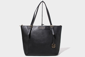 MICHAEL KORS マイケルコース ゴールド金具 チャーム付き トートバッグ BLACK ブラック DB-1803 /◆☆ レディース