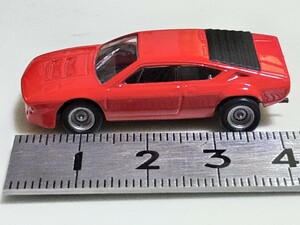 送料120円〜 京商 1:100 ランボルギーニミニカー　ウラッコラリーレッド　1/100 　サークルＫサンクス　49444414