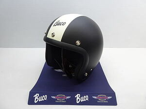 ＢＵＣＯ　ベビーブコ センターストライプ＆ロゴ　カラー：マットブラック/アイボリー　サイズ：ベビーブコML（59～60cm）