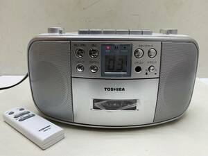 東芝 TY-CDS3 TOSHIBA CDラジオカセットレコーダー 中古 リモコン付き a
