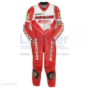 海外 送料込み 　高品質　232 ジャンカルロ・ファラッパ DUCATI WSBK 1993 レーシングレザースーツ 　 サイズ各種　本革　レプリカ 2