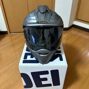 ☆SHOEI オフロード用ヘルメット　HORNET ADV（色：マットディープグレー）中古☆