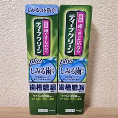 ディープクリーン 薬用ハミガキ しみる歯ケア 100g 2点