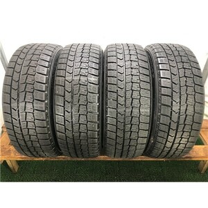 2019年製 8分山 ダンロップ WINTERMAXX WM02 195/55R16 87Q 4本/札幌市手渡し可/中古スタッドレスタイヤ(冬タイヤ) モートニスモ F_88