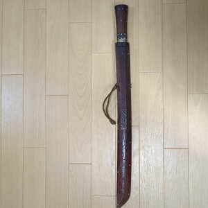古美術台湾（高砂族、先住民）木彫蛮刀