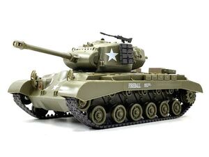 【完成品 RTR】HengLong 2.4GHz 1/30 M26 パーシング 3841-02 ☆ヘンロン戦車ラジコン　※赤外線バトルシステム付 対戦可能