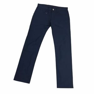 ND211-68 MONSIEUR NICOLE ムッシュニコル ロングパンツ 長ズボン ボトムス 綿97% ポリウレタン3% ネイビー系 メンズ 46