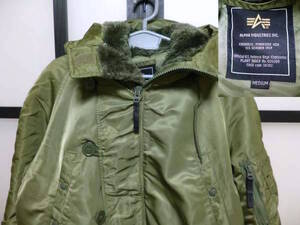 アルファ N-3B ミリタリー ジャケット #2 / ALPHA INDUSTRIES N3B フライトジャケット