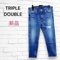 新品 TRIPLE DOUBLE トリプルダブル ストレート デニム