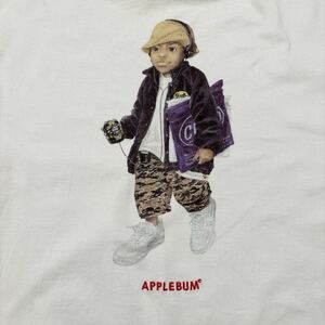 【美品】APPLEBUM ボーイズTシャツ 白 