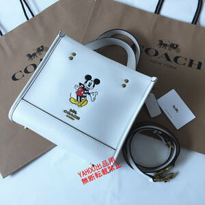 ★COACHバッグ★コーチ CM843 DISNEY X COACH ハンドバッグ トートバッグ ショルダーバッグ 手提げバッグ ミッキーマウス アウトレット品