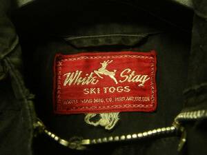 40’s WHITESTAG SKITOGS 黒 ホワイトスタッグ ヴィンテージ コの字