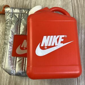 o1342 Nike ナイキ 灯油 タンク ミニサイズ ミニタンク キャンプ アウトドア レトロ 中古