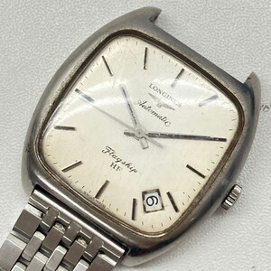 G070-O60-811◎ LONGINES ロンジン AUTOMATIC 自動巻き メンズ腕時計 デイト Flagship フラッグシップ HF 稼働