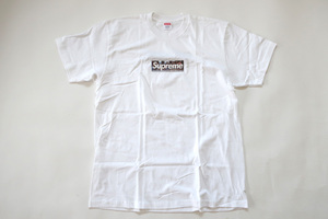 （L)Supreme Milan Box Logo TeeシュプリームミランボックスロゴTシャツ白Italyイタリア