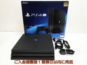 【1円】PS4 Pro 本体 セット 1TB ブラック SONY PlayStation4 CUH-7200B 初期化/動作確認済 プレステ4プロ FW12.00 G08-032yk/G4