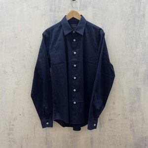 プラダ ACU1 2007 218 UCM553 F62 L/S SHIRTS ロングスリーブ シャツ、ブラウス シャツ、ブラウス - 紺 / ネイビー