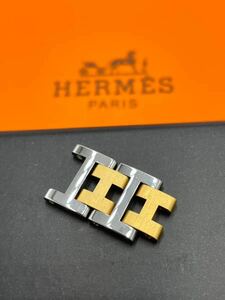 【未使用】HERMES エルメス クリッパー 　レディース腕時計　ベルト　パーツ　コマ 駒 ゴールドコンビ　12ｍｍ幅 ２個セット