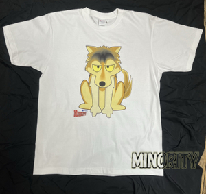 うぉる公Tシャツ/ 男女兼用 / ウルフ / 狼 / おおかみ / オオカミ / WOLF / M~XLサイズもあります / XXL サイズは別途出品中です