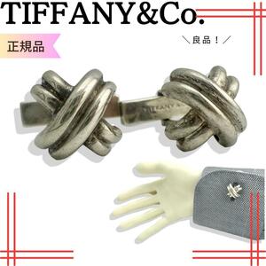 ティファニーTIFFANY&Co. カフス シグネチャー クロス ヴィンテージ ユニセックス カフスシルバー９２５