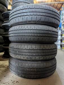 ★送料無料★ 155/65R13 2022年製 8～9分山 ブリヂストン NEWNO 4本/中古オンロードタイヤ(夏タイヤ) ワゴンR N7747_P1