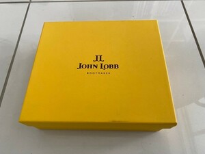 【JOHN　LOBB】　ジョンロブ　携帯用ハウスシューズ　カーフ　こげ茶　F　新品