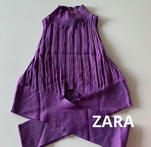 新品同様★ザラ/ZARA★ニットタンクトップス≪送料無料≫