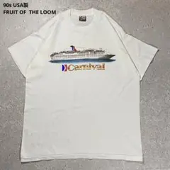 90s USA製 FRUIT OF  THE LOOM 企業物 Tシャツ L