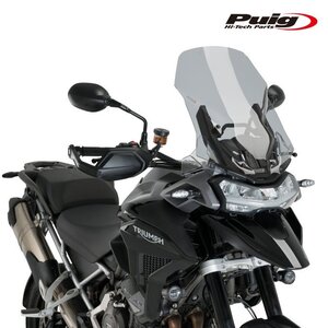 在庫あり Puig 21336H スクリーン TIGER1200 GT PRO 1200RALLY PRO RALLY EXPLORER (22-24)[スモーク] プーチ ツーリング