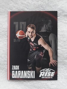 非売品！ アルバルク東京 ザック・バランスキー アルバルカーズ カード トレーディングカード バスケットボール Bリーグ 2024-25 2