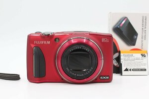 ＜＜新品充電器（社外品）付き＞＞【美品】FUJIFILM フジフイルム デジタルカメラ F900EXR R レッド F FX-F900EXR R #LE2024626