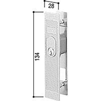 YKK 店舗引き戸　召合せ　内外締り錠　外部シリンダー錠　HHJ-0428（代替品HHK19584）送料無料　kenz