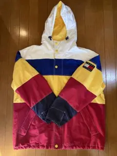 Tommy Hilfiger トリコロール ナイロンジャケット　90s XL