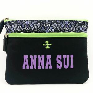 新品に近い　極美品　レア　入手困難　アナスイ エヴァンゲリオン コラボ　ポーチ　ANNA SUI 初号機　グッズ　完売　廃盤品　エヴァグッズ