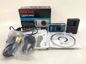 R5A714◆ ペンタックス PENTAX オプティオW60 Optio W60 デジタルカメラ コンパクトデジタルカメラ オーシャンブルー 説明書 箱付き