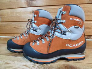 ★即決激安処分★送料無料★山行き4-5回★劣化有★★SCARPA スカルパ SUMMIT LITE GTX ￥50400-トレッキングブーツ size EU-40 25.5cm