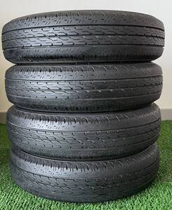 ★ 165/80R14 91/90N LT 4本Set ブリヂストン BRIDGESTONE ECOPIA R680 2021年製 バン 6.5mm~7.0mm程度の溝 中古 サマータイヤ ★送料無料