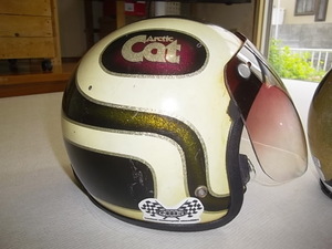 arctic cat ビンテージヘルメット　ジェット ラメ 当時物 70ｓ