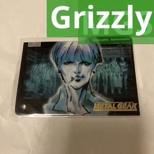 METAL GEAR SOLID TRADING CARD No.027 GRIZZLY　ナスターシャ・ロマネンコ　ナスターシャロマネンコ