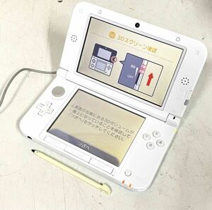 R♪ Nintendo ニンテンドー 任天堂 3DS LL ホワイト SPR-001 SPR-S-JPN-C0 本体 ミント×ホワイト 簡易動作確認/初期化済み タッチペン付き