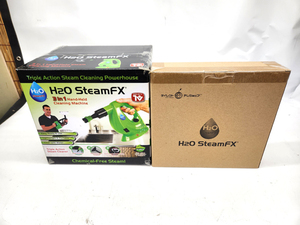 未開封 ダイレクトテレショップ スチームクリーナー H2O SteamFX スチームFX レッド 家庭用 掃除 ハンディスチーマー 札幌市 平岸店