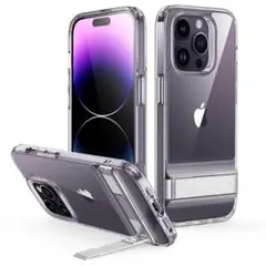 ESR iPhone14Pro ケース メタルキックスタンドケース 3way