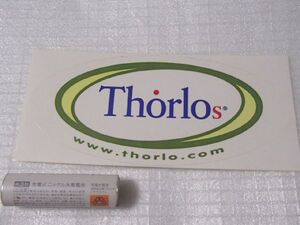 U.S.輸入 ステッカー Thorlos 楕円 58x127mm